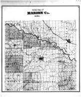 Outline Map, Marion County 1875